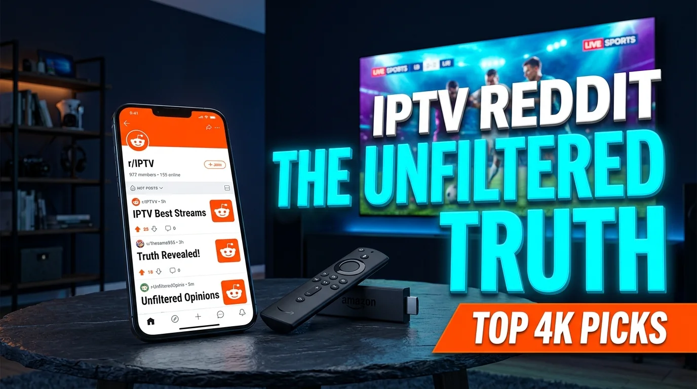 iptv reddit community recommendations and 4K television streaming setup
