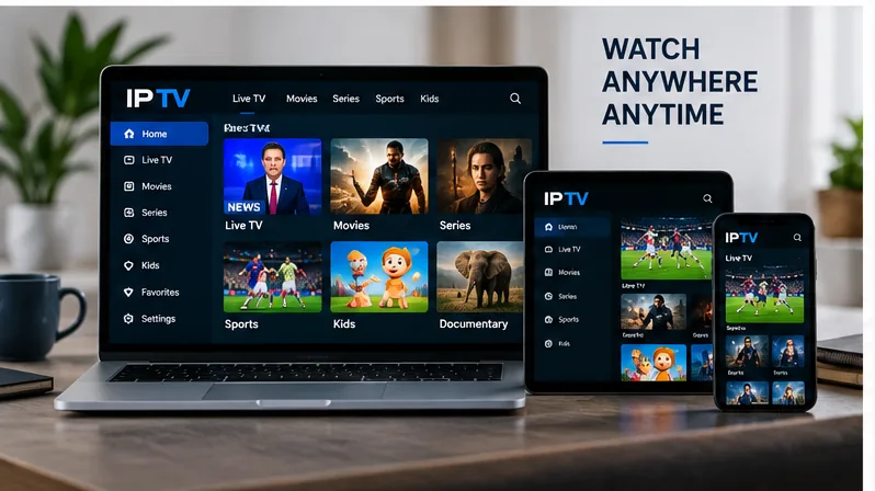 IP TV content streaming across television tablet and smartphone